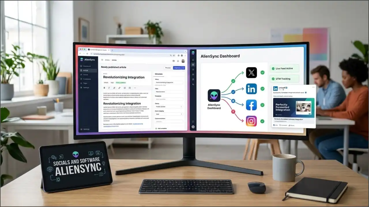 Socials and Software AlienSync